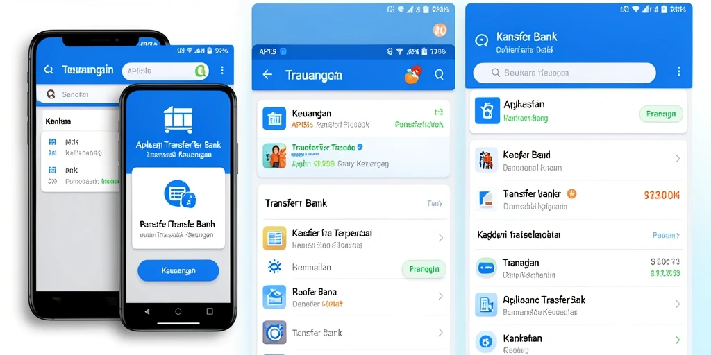 Tampilan antarmuka API36 yang user-friendly untuk Transfer Bank.