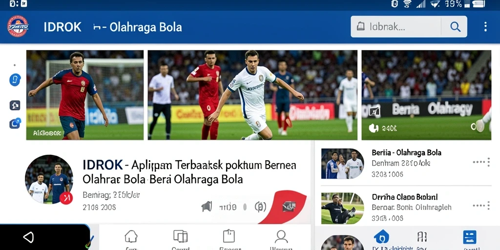 Tampilan antarmuka aplikasi IDROK yang menarik dan informatif.