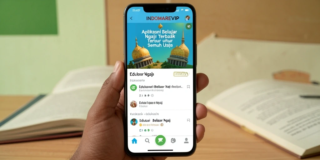 Antarmuka belajar ngaji yang interaktif dan menarik.