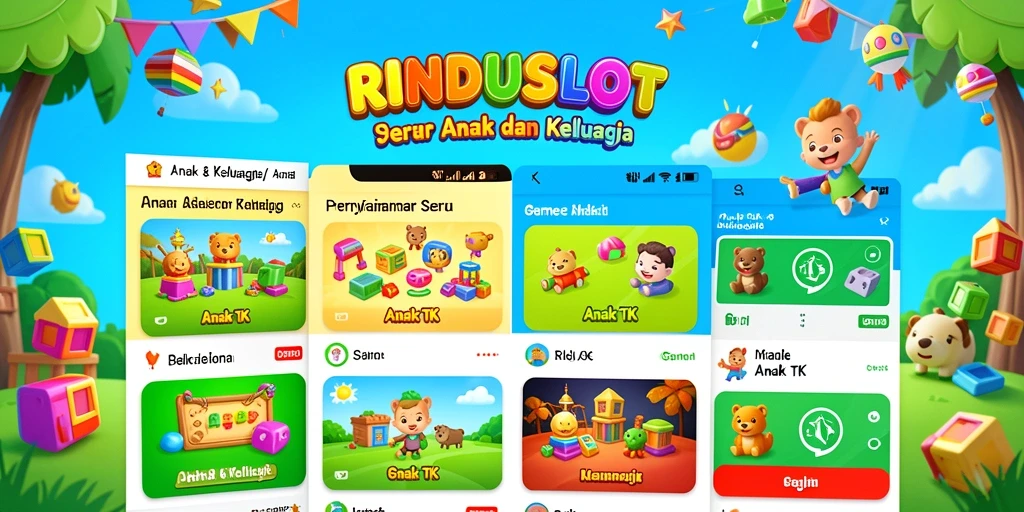 Tampilan permainan RINDUSLOT yang edukatif dan menarik.