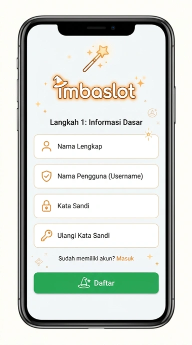 Cara Mudah Buat Akun Imbaslot untuk Android